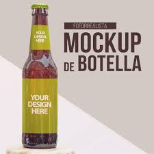 Mockups Botella De Vidrio Para Marcas De Cerveza Psd Gratis Botellas De Cerveza Botellas Cerveza