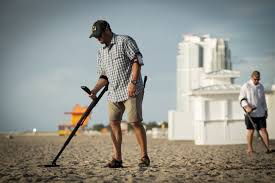 If you'd rather keep your business to yourself, the minelab go find 66 has this and includes headphones with the minelab go find 66 is designed with large 10 inch waterproof coils making searching on the beach or submerged in water easy and stress free. Minelab Go Find 66 Metal Detector Bright Blue Innovation Intl