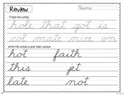 Alphabet letters, words, numbers, sentences, and poems. Cursive Handwriting Practice Worksheets By Apples And Bananas Education