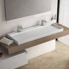Vasque A Poser En Resine Mineral 120x48 Cm Meuble Salle De Bain Une Vasque Idee Salle De Bain Et Meuble Pour Vasque A Poser