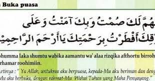 Doa Sahur Dan Buka Puasa Mutih