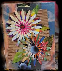 Greeting Card From Recycled Materials Hand Crafted Cards Recycled Cards Card Craft