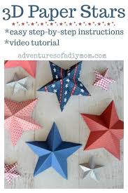 How To Make 3 D Paper Stars Star Paper Craft 3d Paper Star Paper Stars