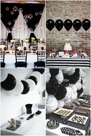 Black And Silver Party Decorations Ideas Beautiful Black And White Party Ideas White Party Decorations Black And White Party Decorations Wedding Party Table Backdrop