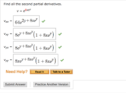 Find all second order partial derivatives of the following functions. I Have A Question Regarding This Second Partial Chegg Com