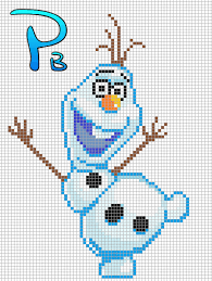 Olaf Frozen Perler Pattern Patrones Beads Plantillas Para Hama Perler Bead Patterns Disney Cross Stitch Cross Stitch Patterns