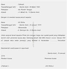 Sehingga mereka memerlukan perwakilan dalam melakukan proses jual beli tanah tersebut. Contoh Surat Kuasa Penjualan Tanah Ahli Waris
