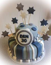 Bacon on skewers, bacon bourbon popcorn and bacon and beer cupcakes are a great idea for a masculine party. 30th Birthday Cake For A Male 90th Birthday Cakes Birthday Cake Pops Birthday Cake Pictures