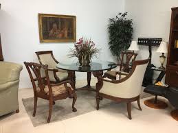 This Just In The Hemingway Armchair Pair From Thomasville Furniture 595 Sold Separately Is The Glasstop Table Thomasville Furniture Furniture Diy Furniture