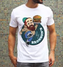 T Shirt Big Bronson Tee Shirt Action Bronson S Burgers Grafitee T Shirt Tee Shirt Homme Rappeur Americain