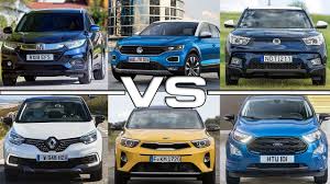 Research the 2018 ford ecosport at cars.com and find specs, pricing, mpg, safety data, photos, videos, reviews and local inventory. Honda Hr V Vs Volkswagen T Roc Vs Ssangyong Tivoli Vs Renault Captur Vs Kia Stonic Vs Ford Ecosport Youtube