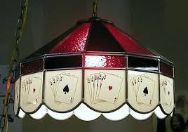 Stained Glass Poker Card Table Texas Hold Em Light Ebay