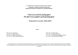 * graficul poate suferi modificari ulterioare, daca situatia o cere. Doc Caietulde Practica Pedagogica Nivelul I Minoiu Lavinia Academia Edu
