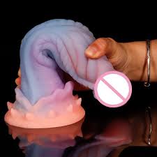 9.05in мягкая искусственная кожа с присоской для женщин мастурбация анус  стимуляция Фэнтези пенис животное светящиеся секс-игрушки для взрослых |  AliExpress