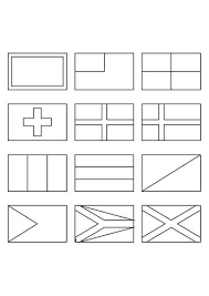 Who wouldn't want to live in one of the world's most colorful cities? Coloring Page National Flags Img 9822 Flag Coloring Pages World Flags Printable Flags Of The World
