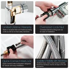 scepter pull out kitchen faucet in