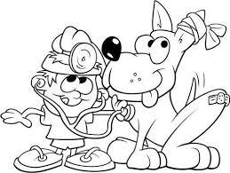 Invita a tu familia hijos amigos a celebrar en. Dibujos De Profesiones Veterinario