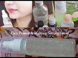How To Make A Face Primer And Makeup Setting Spray For Face Glow Diy Primer Makeup Diy Face Primer Makeup Primer Diy