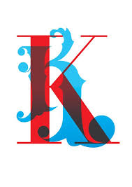 The Letter K On Typography Served Lettre K Affiche Graphique Typography Served