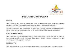 There are restrictions on trading on sundays and christmas day in england and wales and on new year's day and christmas day in scotland. Policy Public Holidays Uk V2 Smart Hr