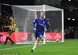 This overview shows all goals scored by the selected player, including the results of the games. Eden Hazard Brings Up 100 Goals For Chelsea With First Half Strike Against Watford Daily Mail Online