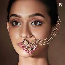 Bridal Nose Ring Designs That You Need To Experiment With Bridaljewellery Tradionaljewellery Noseringdesigns N Bridal Nose Ring Nose Ring Nose Ring Designs