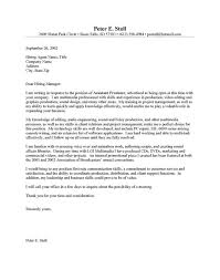 Sample Cover Letter Video Production Job Application Cover Letter
