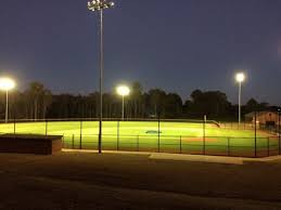 New Baseball Field Under The Lights Campus Soccer Field Field