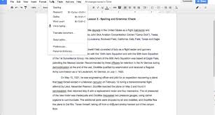 Google Docs Basics V2 Spelling And Grammar Check Youtube