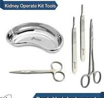 Medical Patient Kidney Operating Kit Instruments Bowl Scissors Lab | eBay