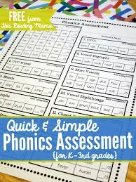 For a more comprehensive literacy assessment tool we recommend the literacy footprints guided r Free Phonics Assessment For K 3rd Grades