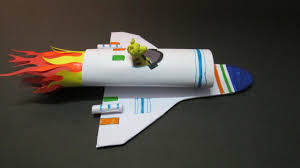 Kids Crafts How To Make A Paper Rocket At Home How To Make A Mini Space Rocket Kids Activities