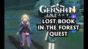 Lost Book In The Forest Quest Genshin Impact Youtube