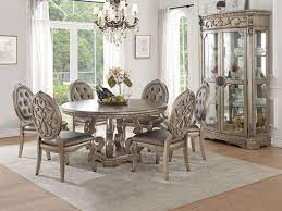 Small (59.5w x 59.5d x 29.5h) and large (72w x 72d x 29.5h) read more Elegant Round Dining Room Sets Off 62
