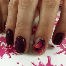 Every woman loves a good maroon color nail design. Maroon Nails The Best Images Page 5 Of 7 Bestartnails Com