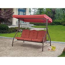 Shop for canopy swings in porch swings. 3 Person Hammock Swing Bed Patio Outdoor Canopy Porch Bench Yard Chair Cushions Yard Garden Outdoor Living Patio Garden Furniture
