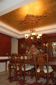 Gold Leaf Ceiling Gold Ceiling Copper Ceiling Dining Room Ceiling