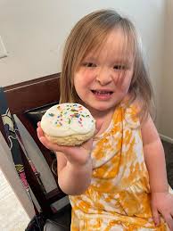 Coles bakery and cafe up north! Spoiled my low carb self and got to spoil  the kids too! I got keto lemon bar and chocolate donut. And my son got  their brownie