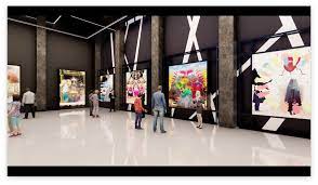 Virtual Galleries Allow Remote Access To Nft Art Collections The Museum Of Modern Pimptronot Nft Digital Art Gallery Drop The Louvre Museum In Paris Global Creative Group