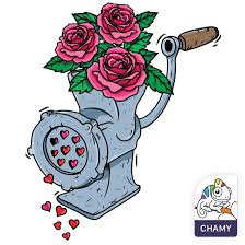 Chamyapp Old School Rose Art Coloring Pages