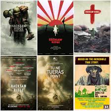 Hacksaw ridge, about a pacifist who won the medal of honor without firing a shot, is a mess. The Movie Blood War Hacksaw Ridge Retro Classic Poster Bar Home Decoration Painting Painting Calligraphy Aliexpress