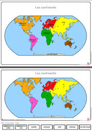 Cartes Des Continents Carte Des Continents Geographie Les Continents