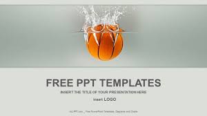 Basketball Into Water Sports Ppt Templates