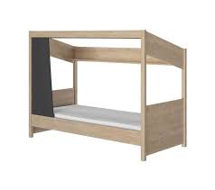 Lit pour enfant 90×200 cm design voiture de course avec. Lit Cabane Enfant Avec Etagere En Bois Imitation Chataignier Naturel 90x200 Lt5059 Lit Enfant But