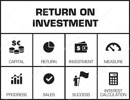 Roi Return On Investment Chart Stock Vector Garagestock