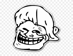 It mainly tells when someone is about to do something bad, or other things. Happy Hair Anxious Troll Face Hd Png Download 600x590 2665364 Pngfind