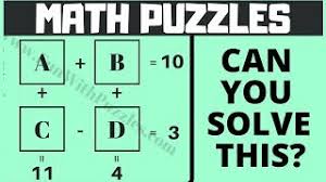 What has lots of eyes, but can't see? Maths Code Breaking Puzzle Questions With Answers