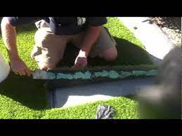 Maybe you would like to learn more about one of these? Dyi Artificial Grass Installation On Soil Youtube