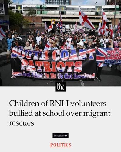 RNLI volunteers and staff have been warned not to wear the charity's branding because of the “unacceptable abuse” they have faced from anti- migrant protesters. The charity has issued security advice