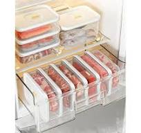 370ml Stackable Food Storage Containers - Plastic Organizer for Freezer Pantry & Portable Use